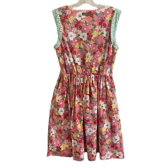 Matilda Jane Pink Floral Leah Dress Pink Floral It’s a Wonderful Parade Medium - Picture 2 of 4